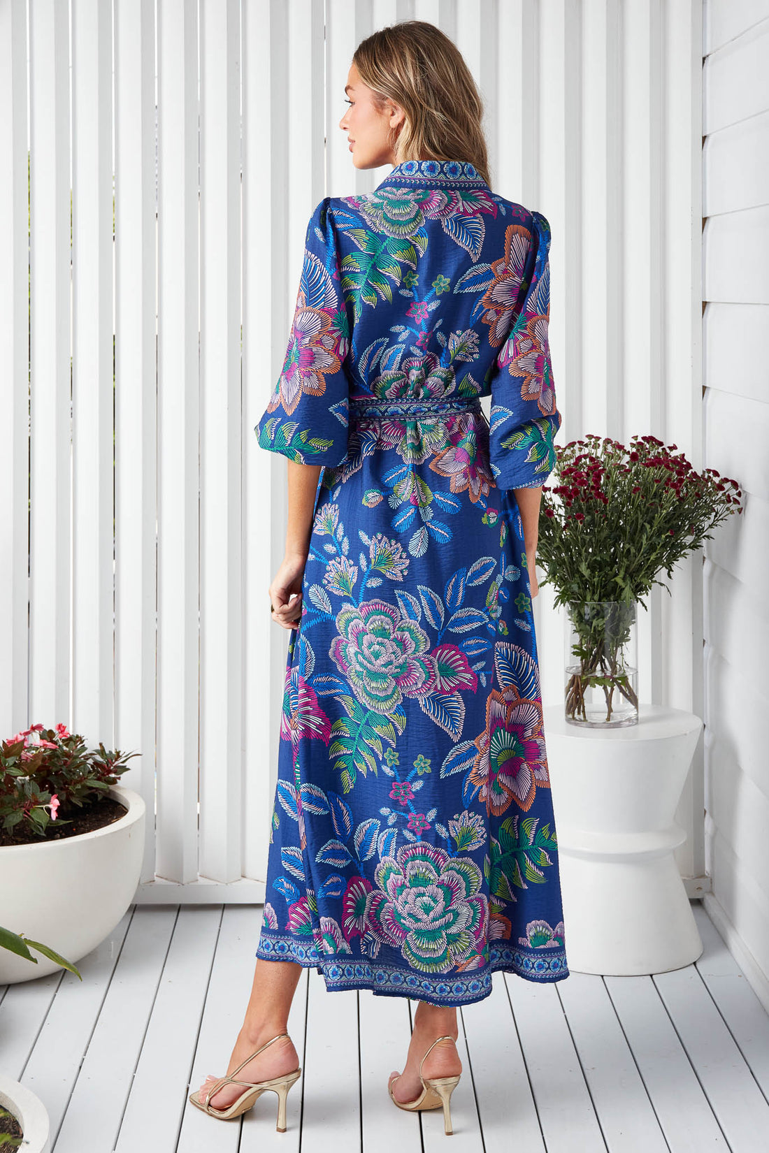 Lea Maxi Dress - Cobalt