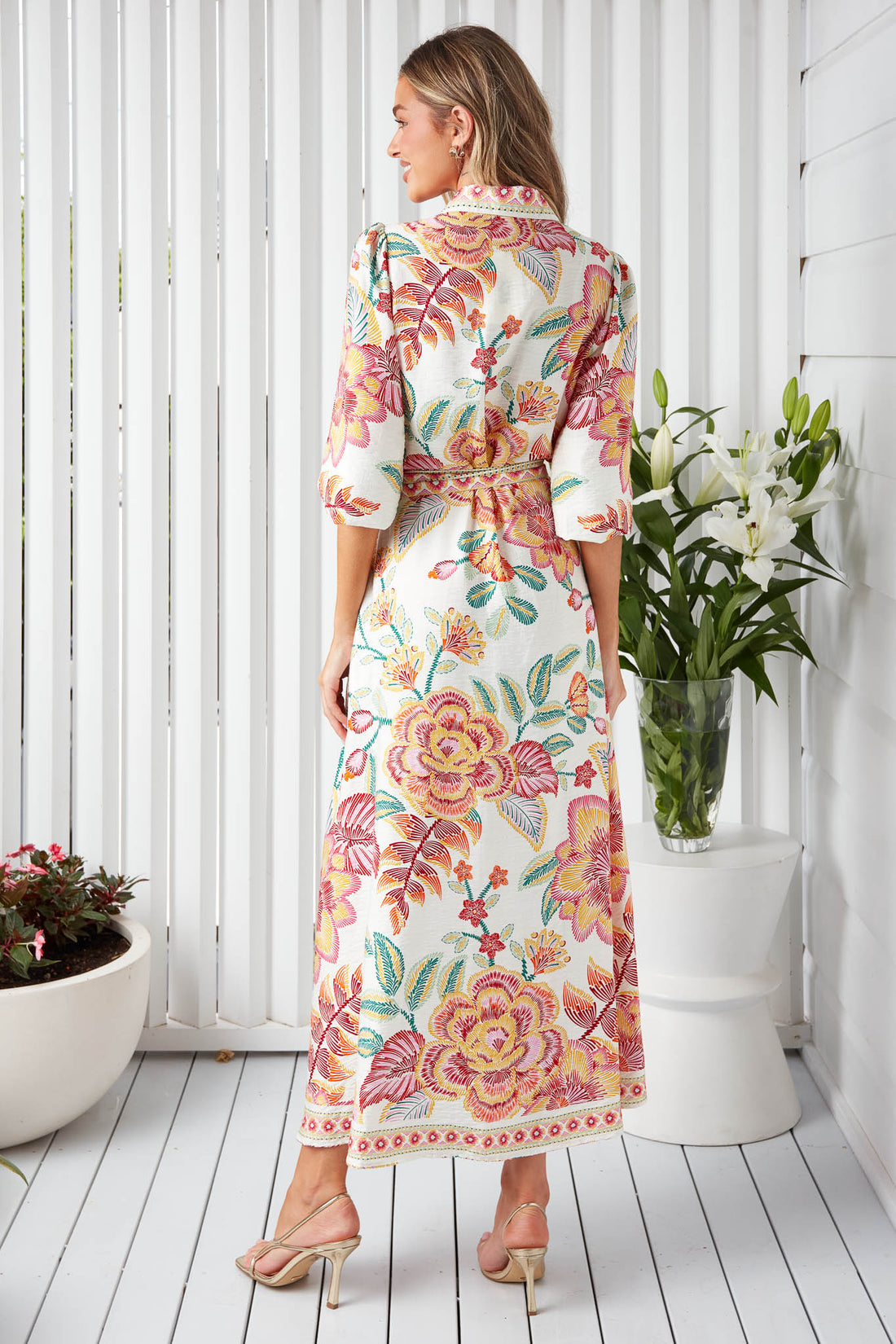 Lea Maxi Dress - Ivory
