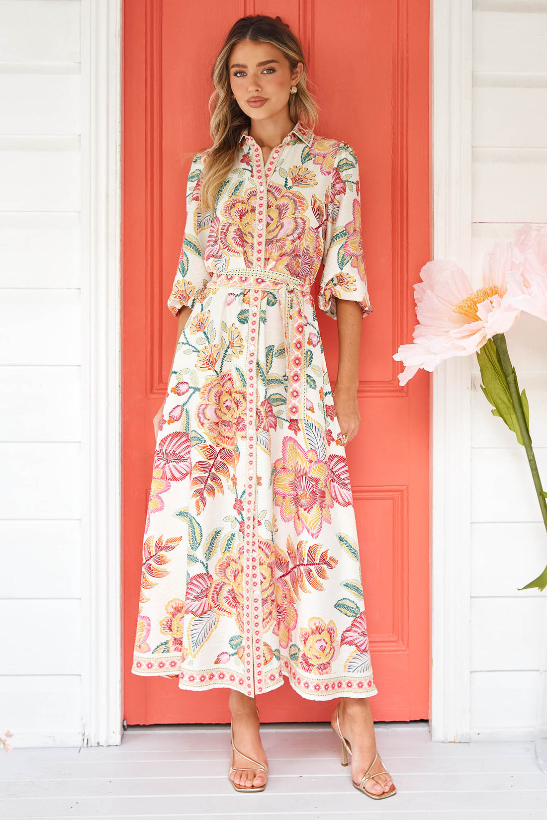 Lea Maxi Dress - Ivory