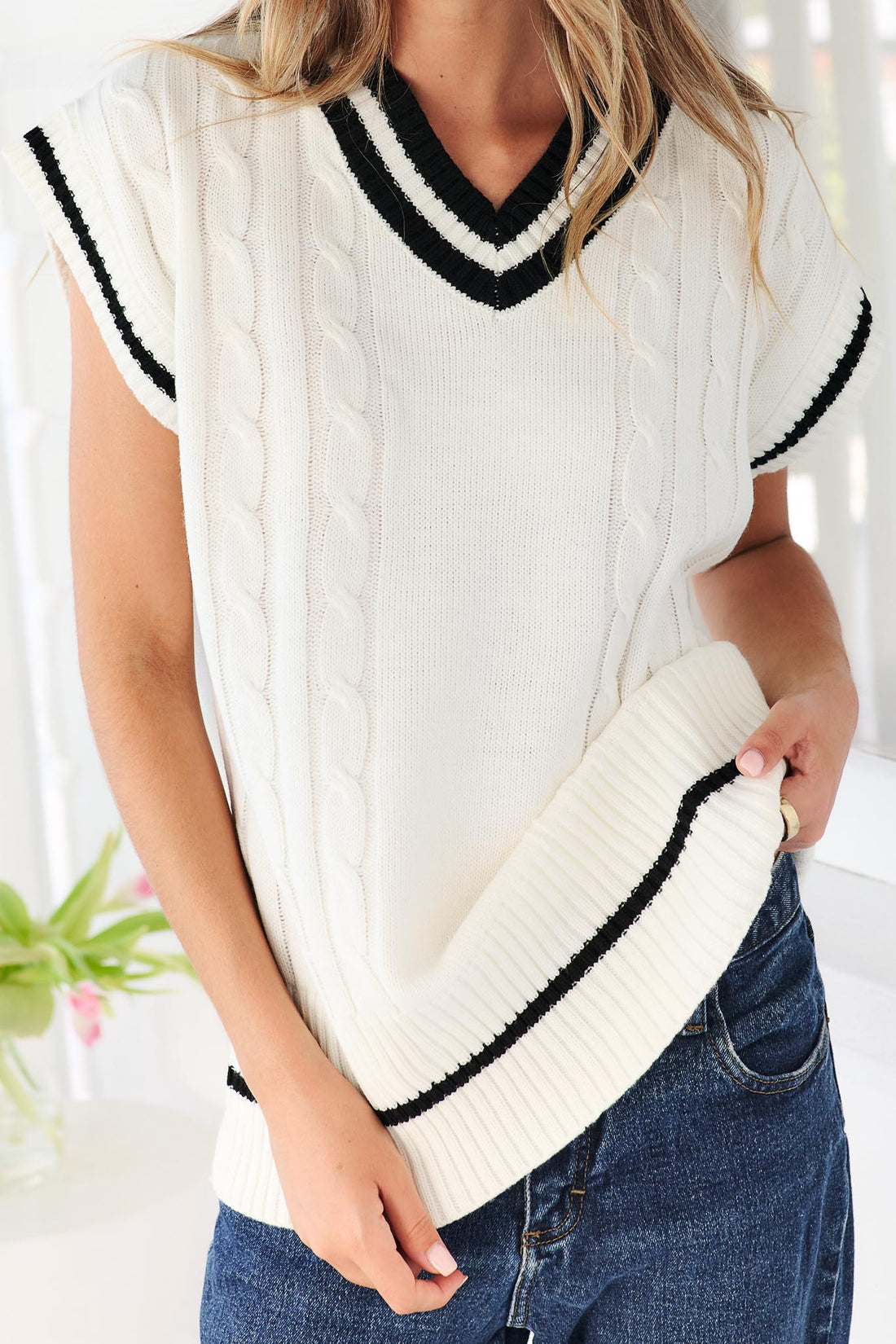 Leni Knit - White