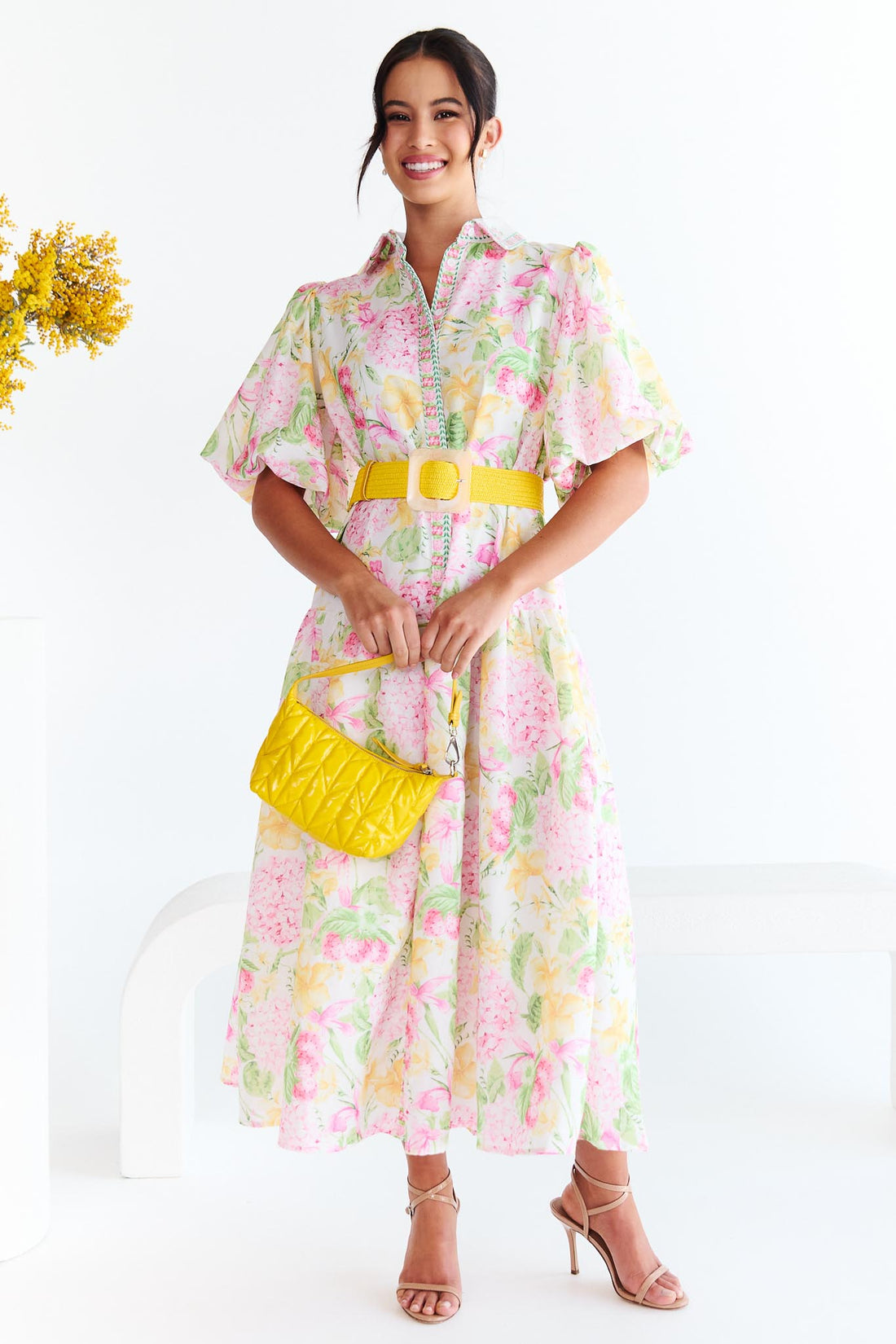 Lilly Maxi Dress - Pink Hydrangea - SALE