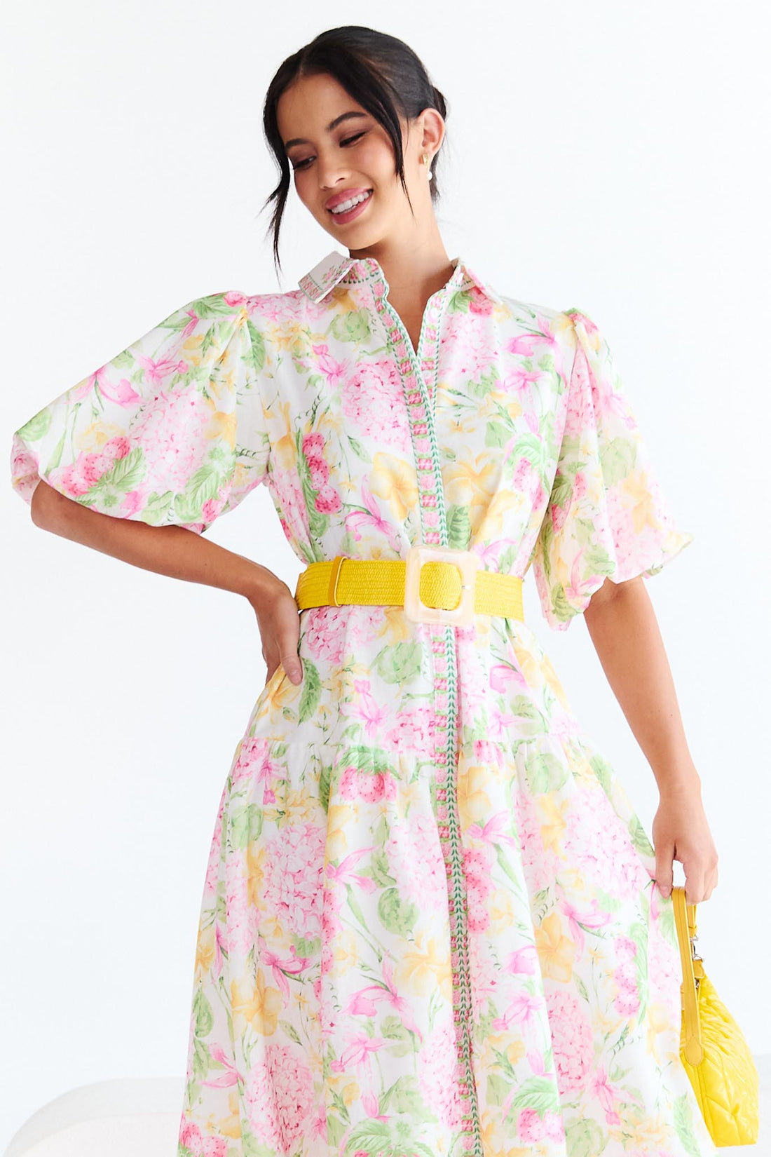 Lilly Maxi Dress - Pink Hydrangea - SALE