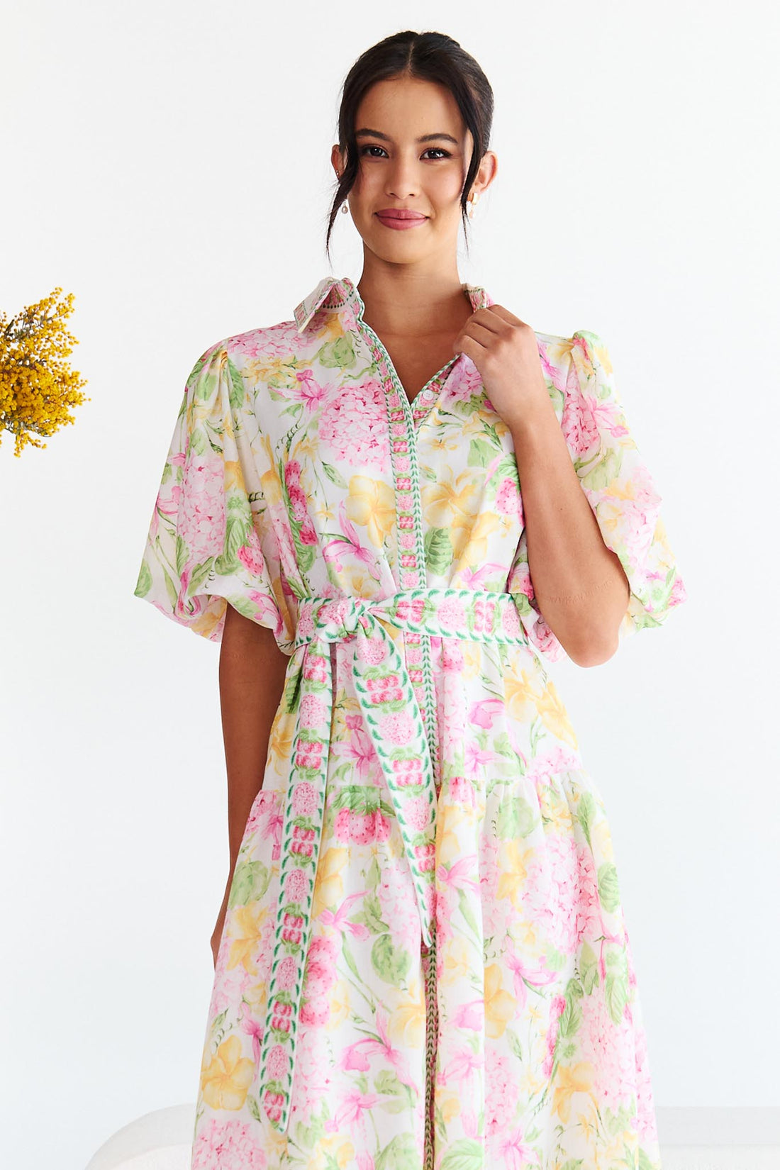 Lilly Maxi Dress - Pink Hydrangea - SALE