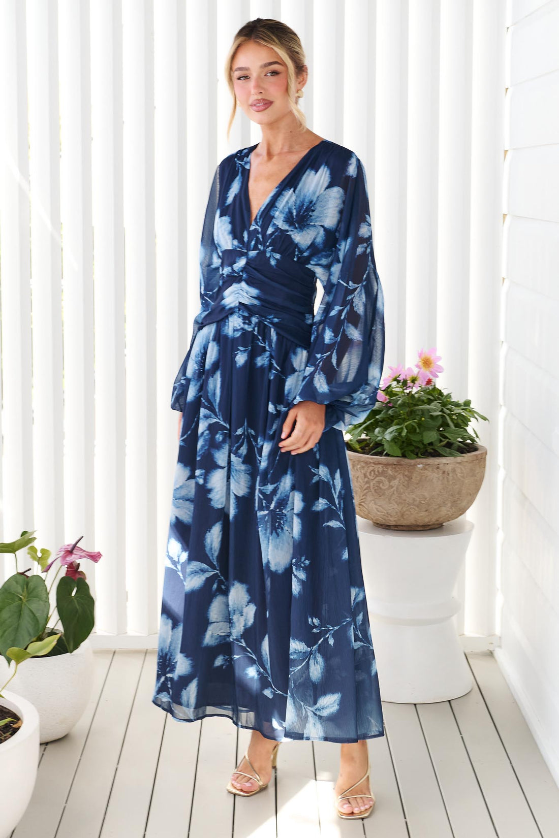 Lola Chiffon Maxi Dress