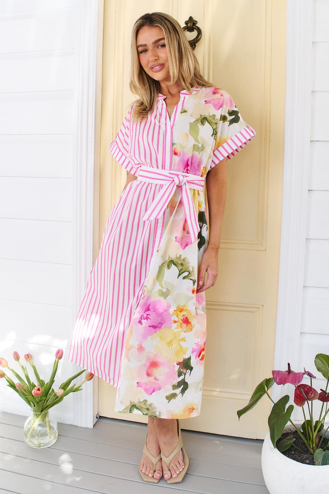 Lottie Cotton Midi Dress – minnie + MAXXIE