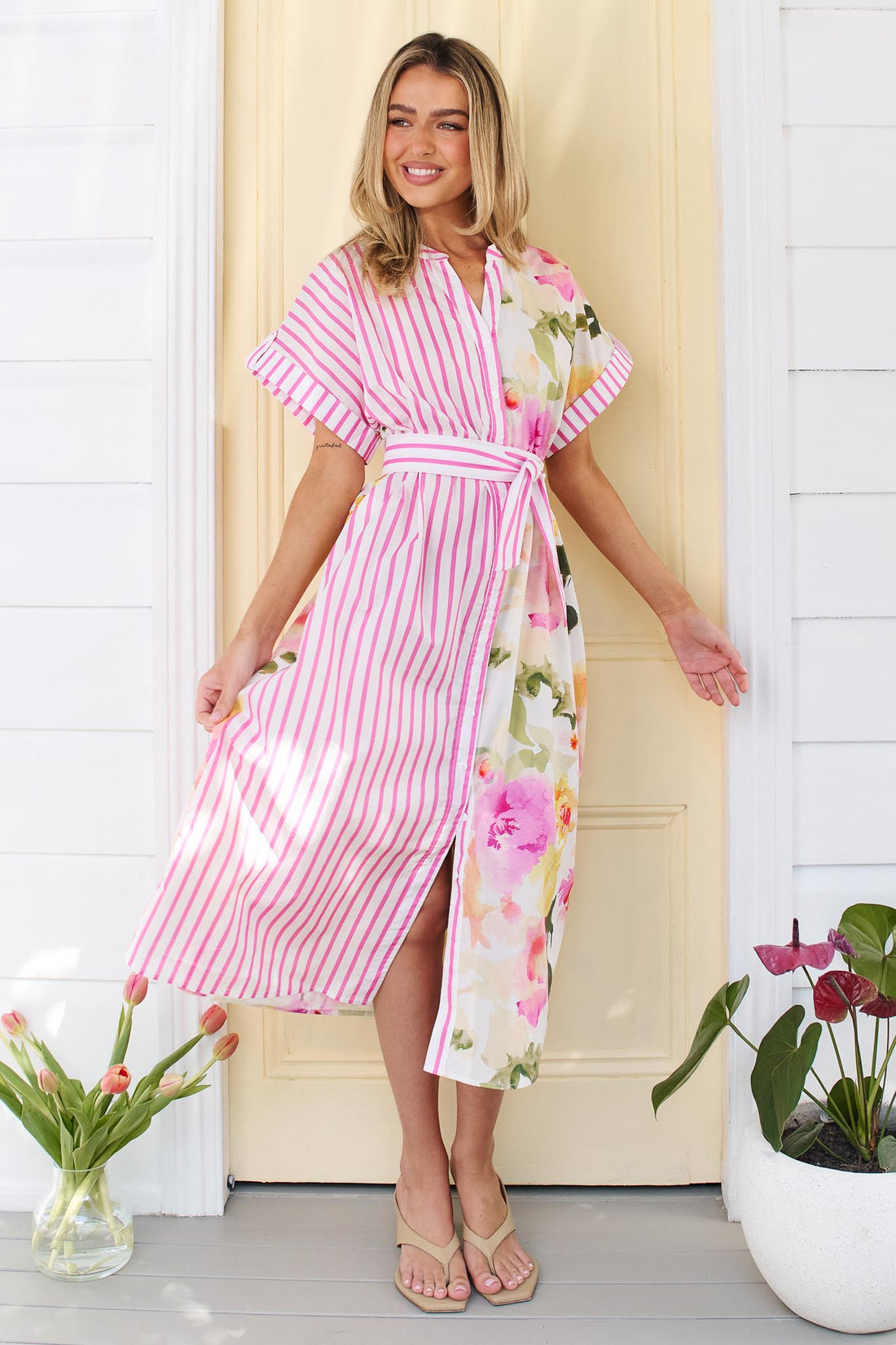 Lottie Cotton Midi Dress