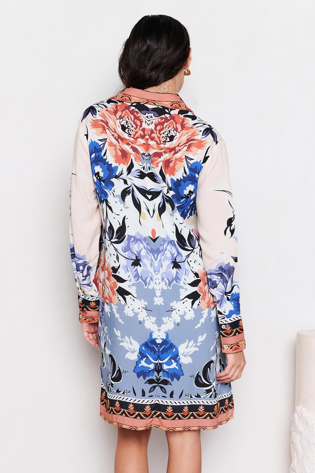 Lucie A-Line Dress - Camellia Print