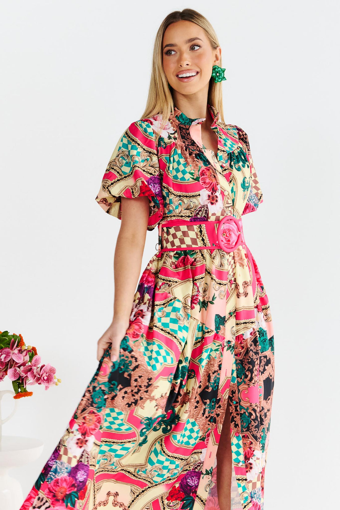 Luisa Maxi Dress - Hot Pink - Exclusive