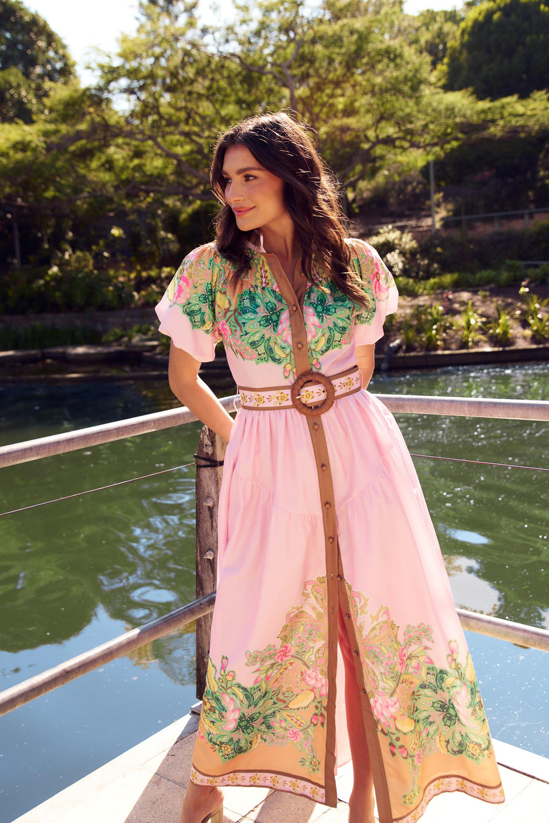 Gia Soho Maxi Dress - Pink - EXCLUSIVE