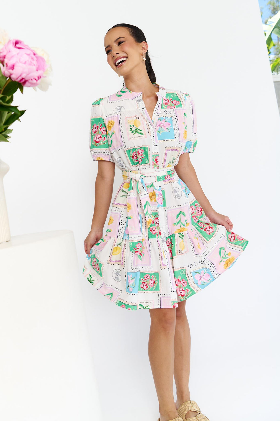 Mackenzie Dress - Postcards