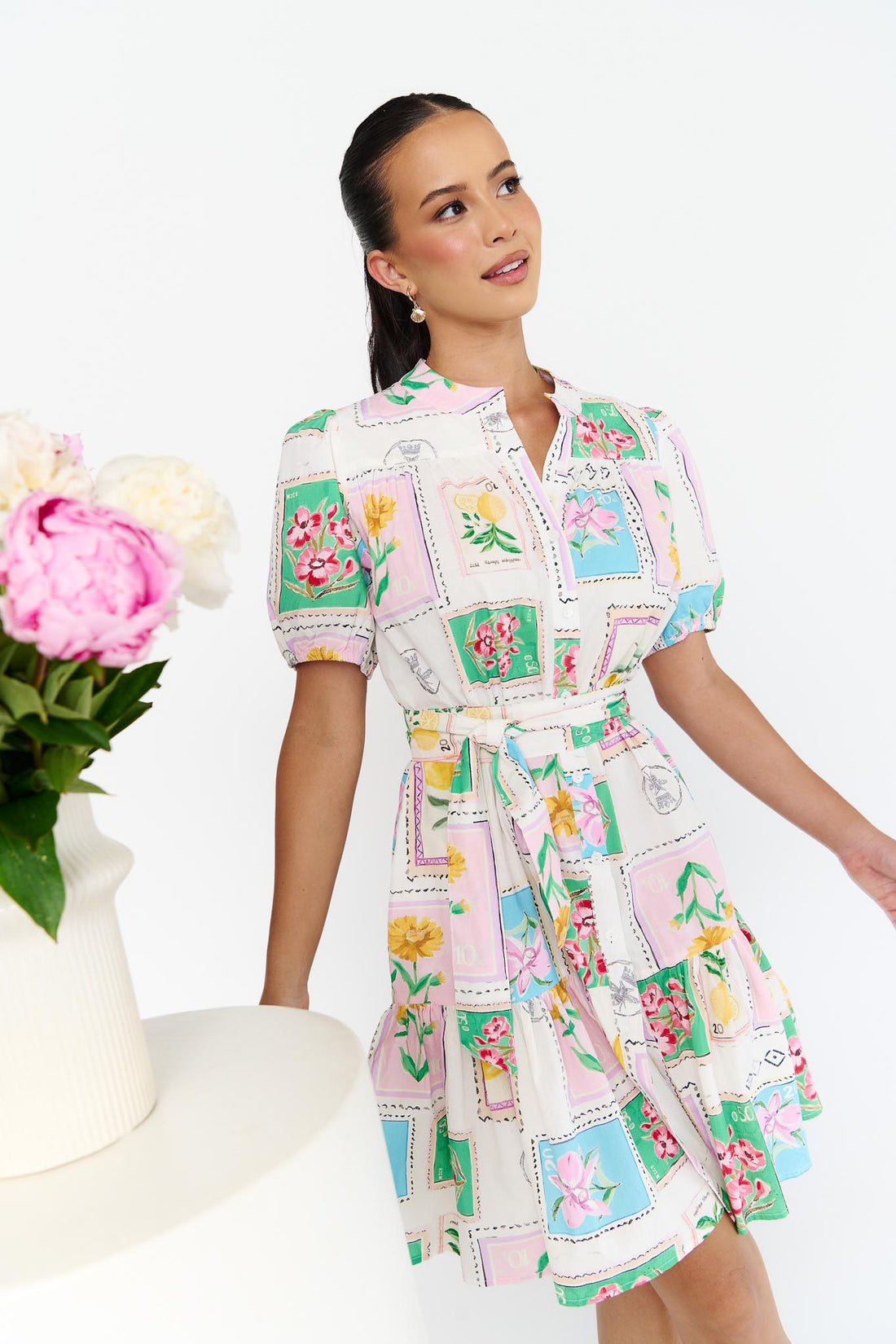 Mackenzie Dress - Postcards