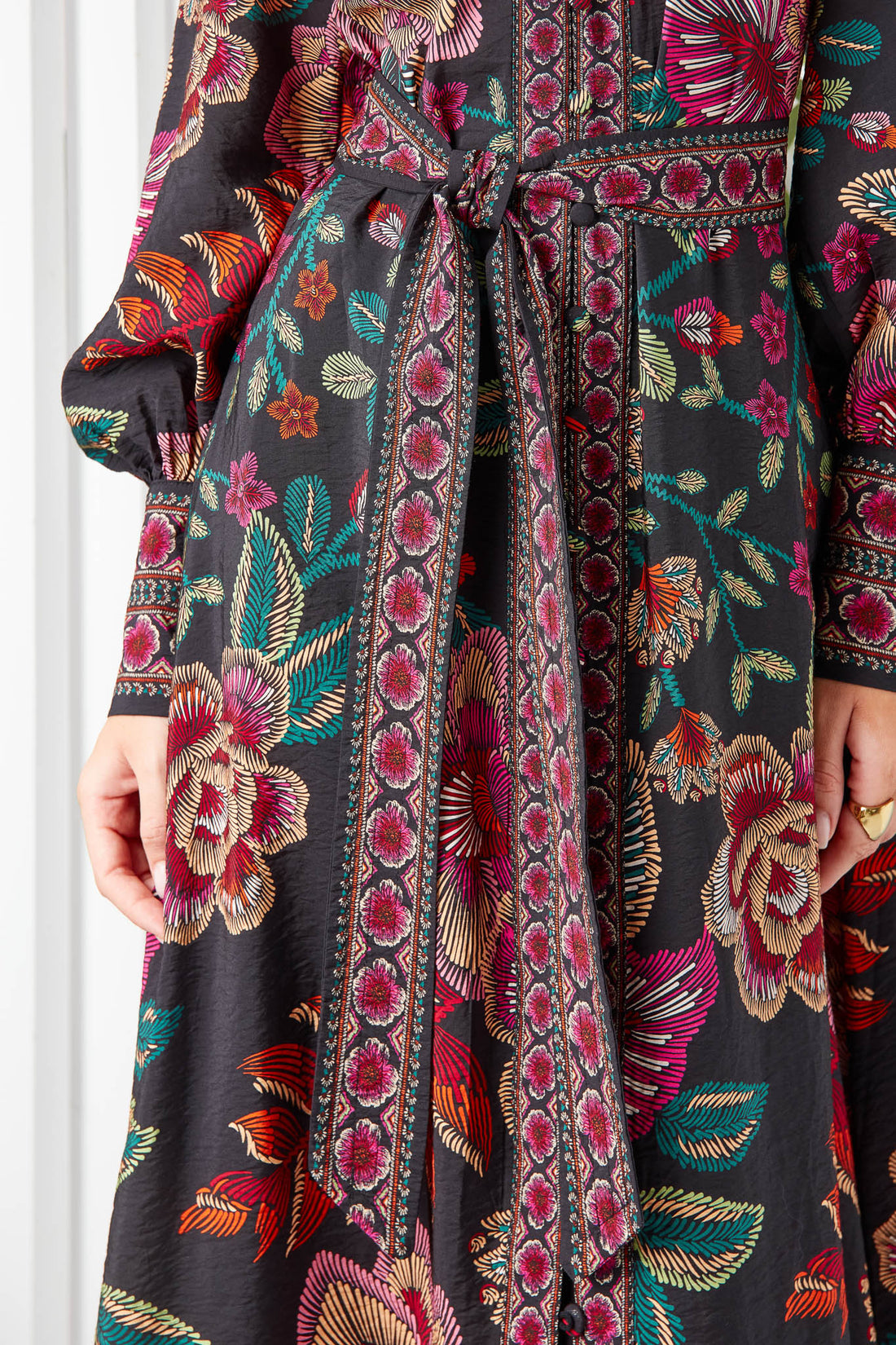 Maisie Dress - Black Floral