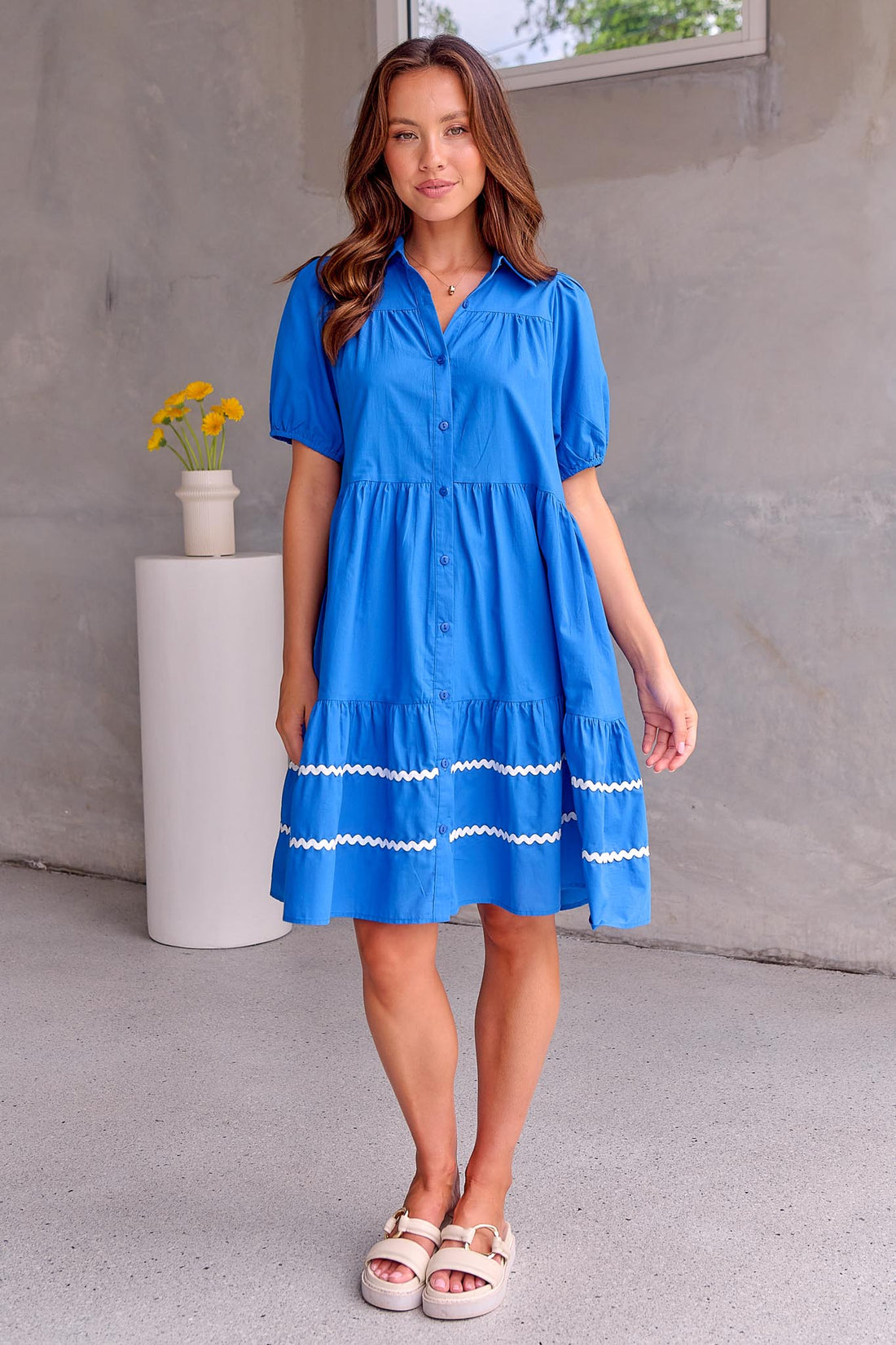 Maisie Dress - Matisse Blue