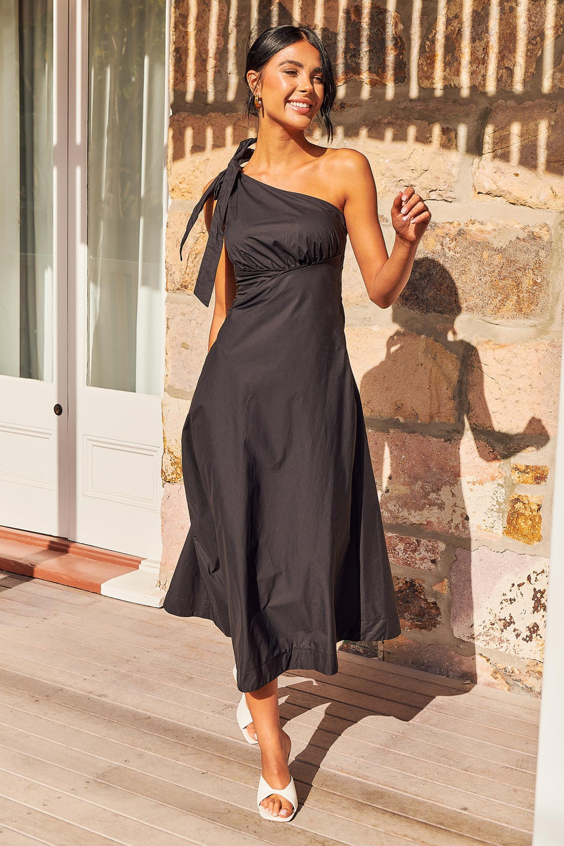 Mandalin Maxi Dress - Black