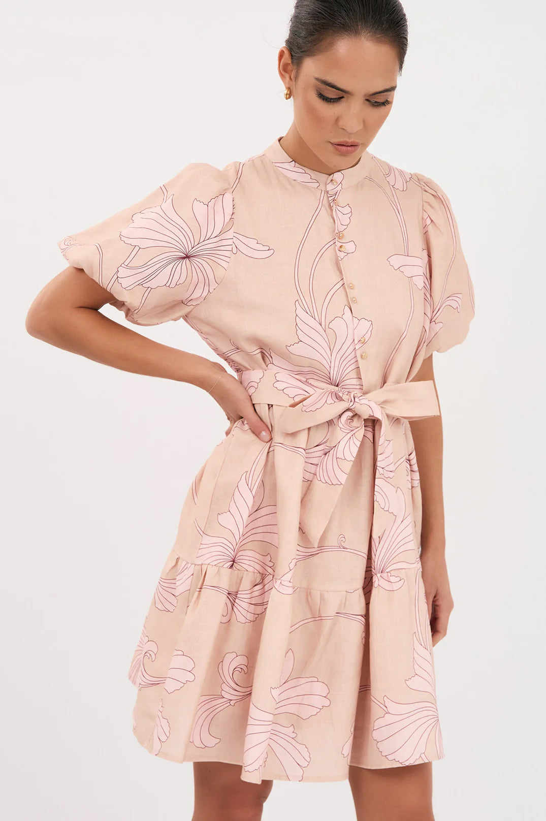 Mara Celeste Salvador Print Dress