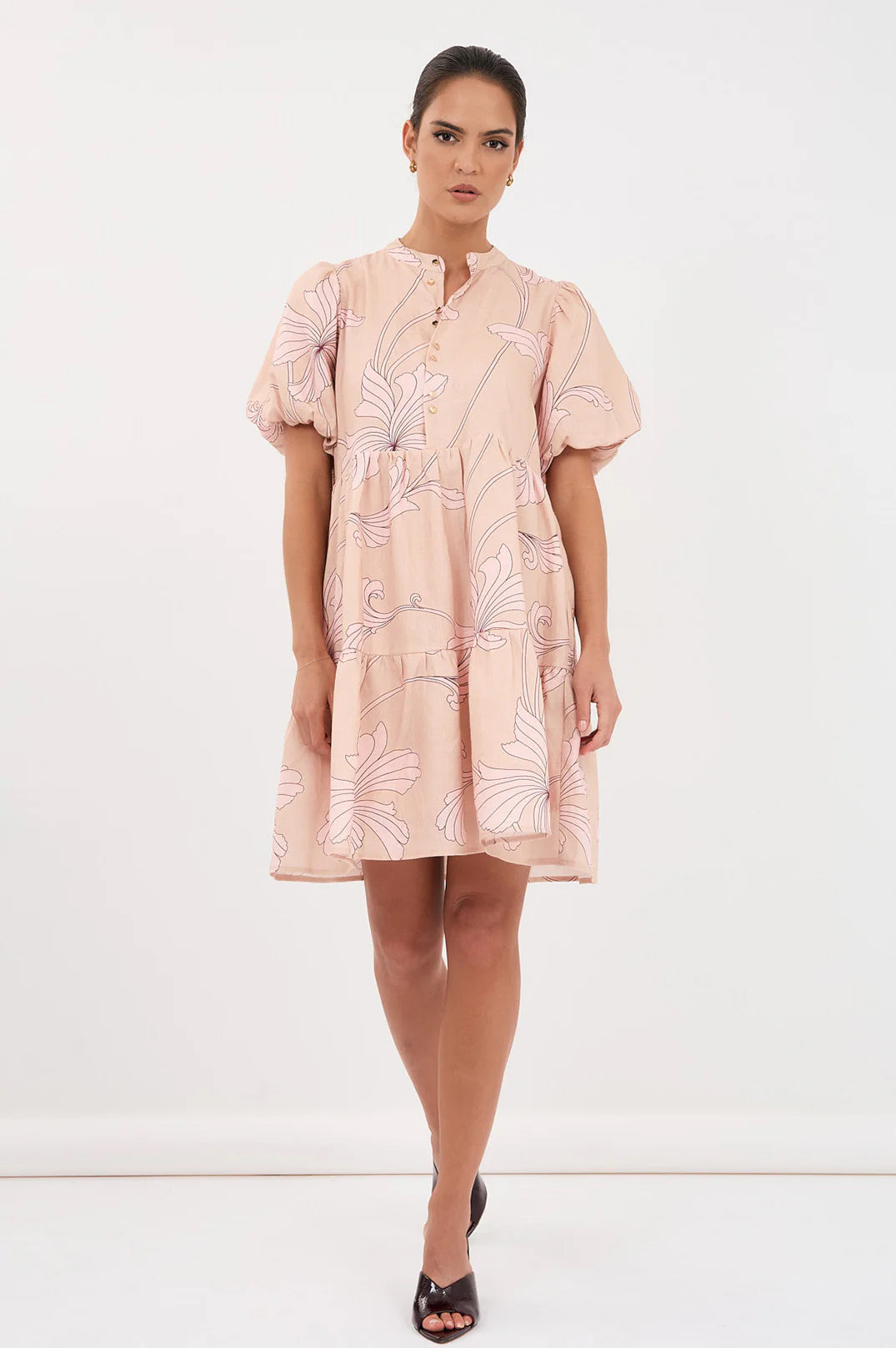 Mara Celeste Salvador Print Dress
