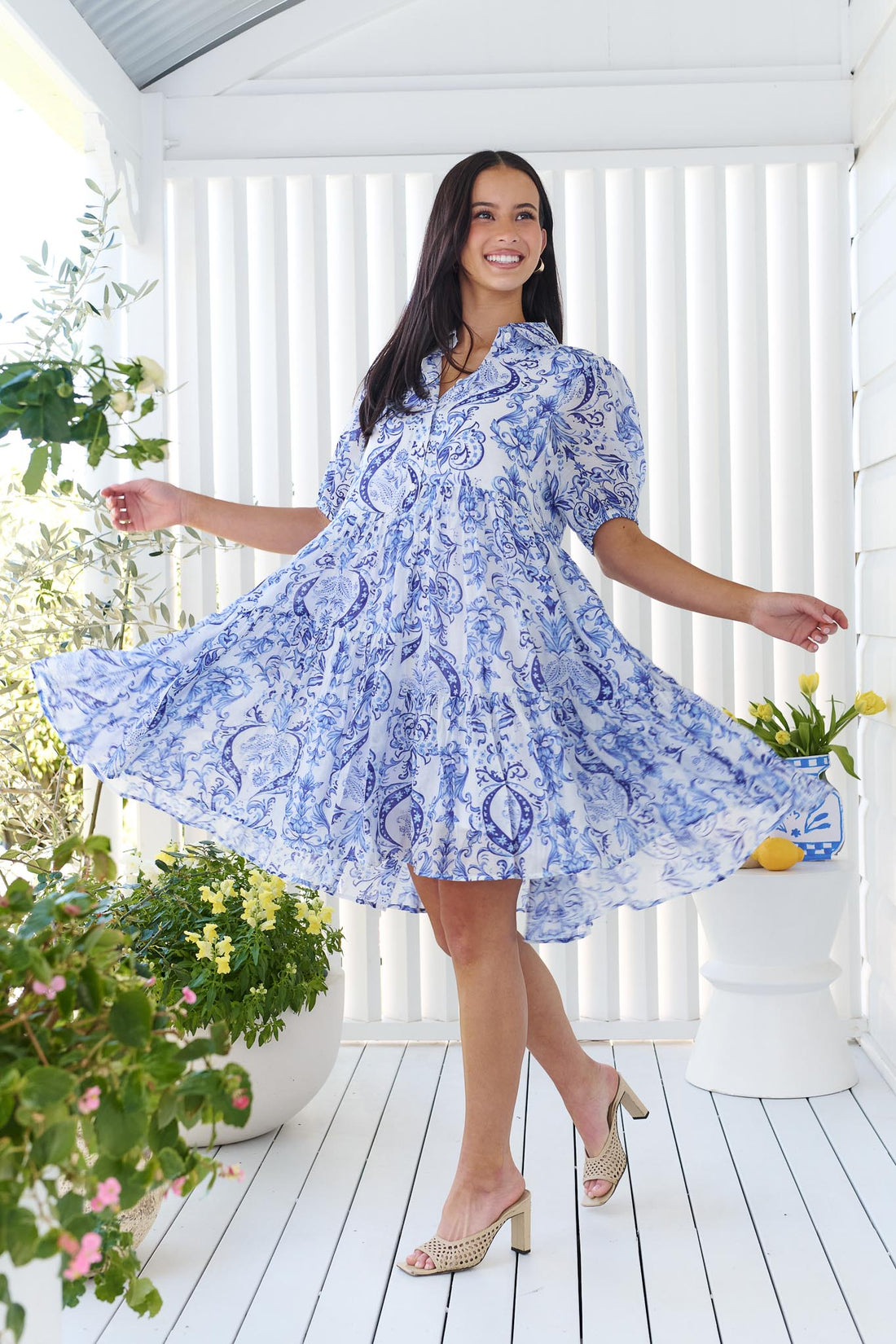 Maris Dress - Blue