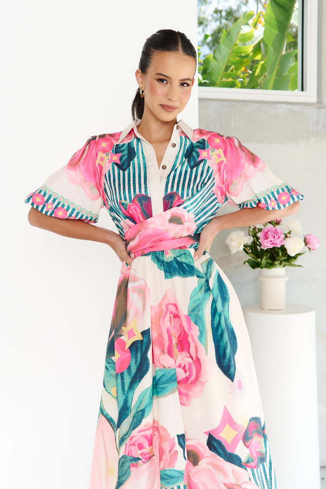 Marisol Maxi Dress - Pink