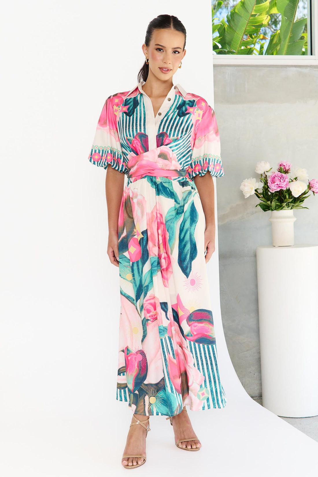 Marisol Maxi Dress - Pink