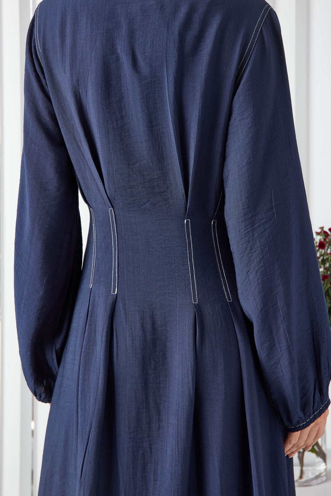 Matilda Midi Dress - Navy