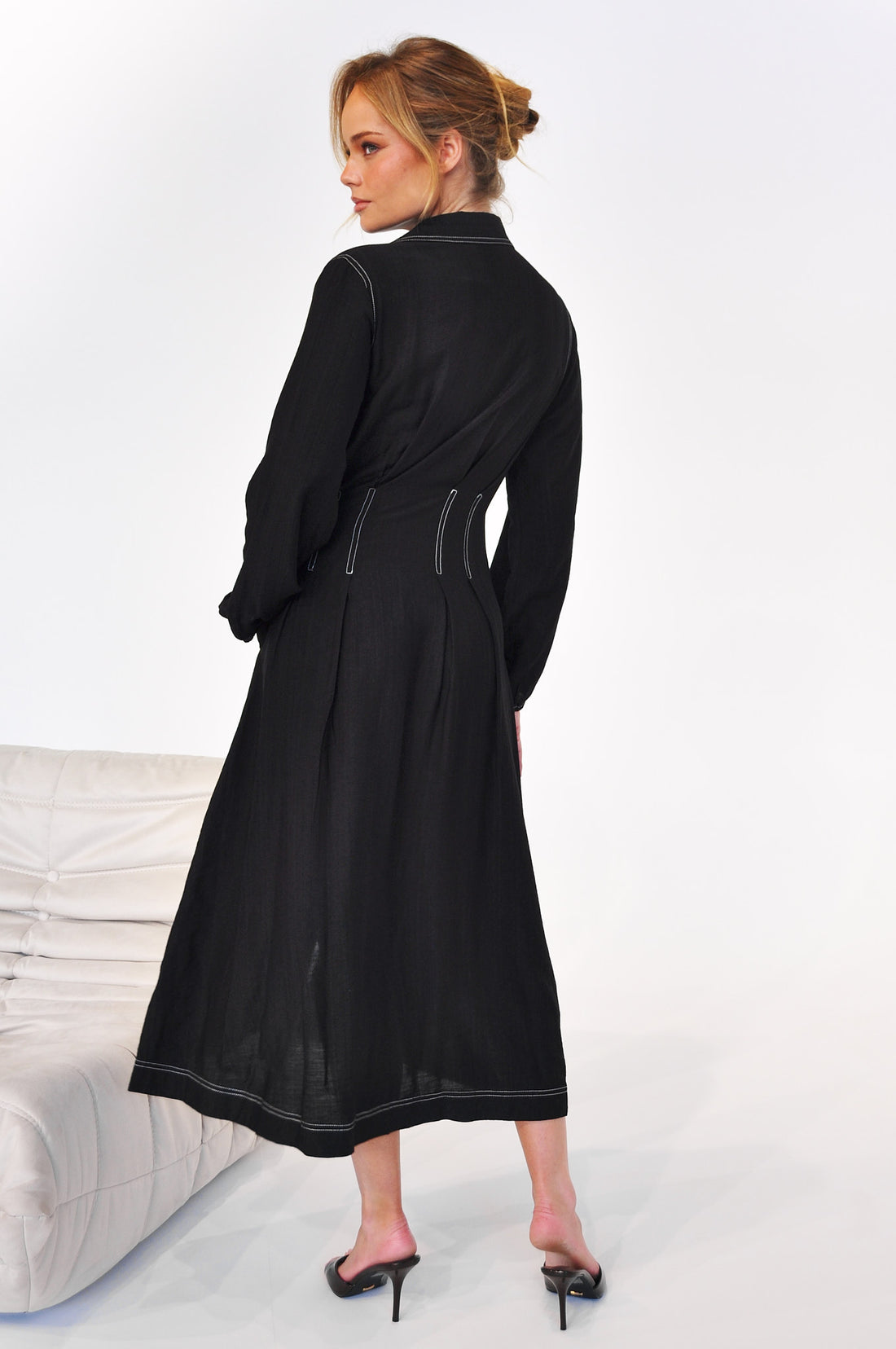 Matilda Midi Dress - Black - FINAL SALE
