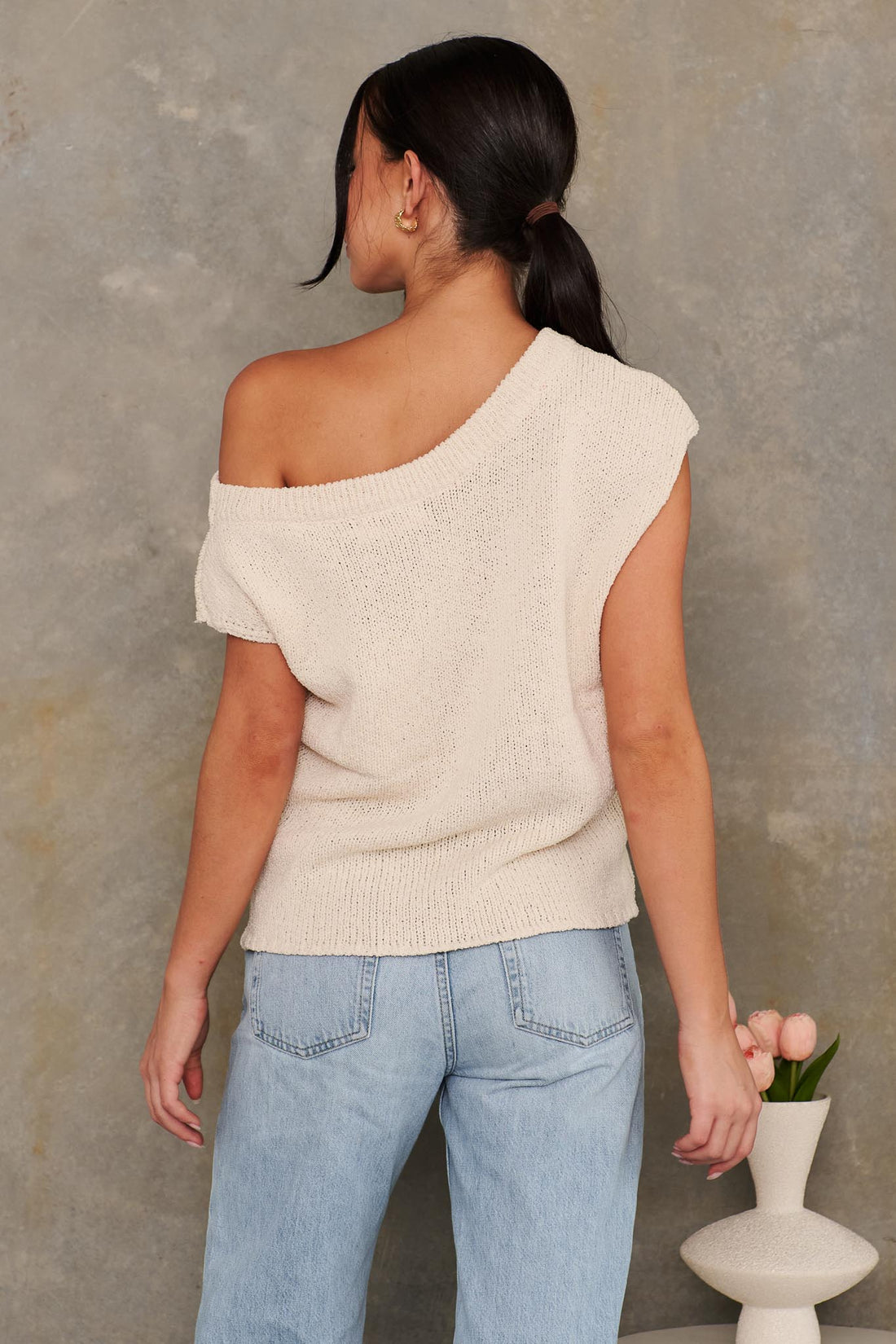 Maui Knit Top - Cream