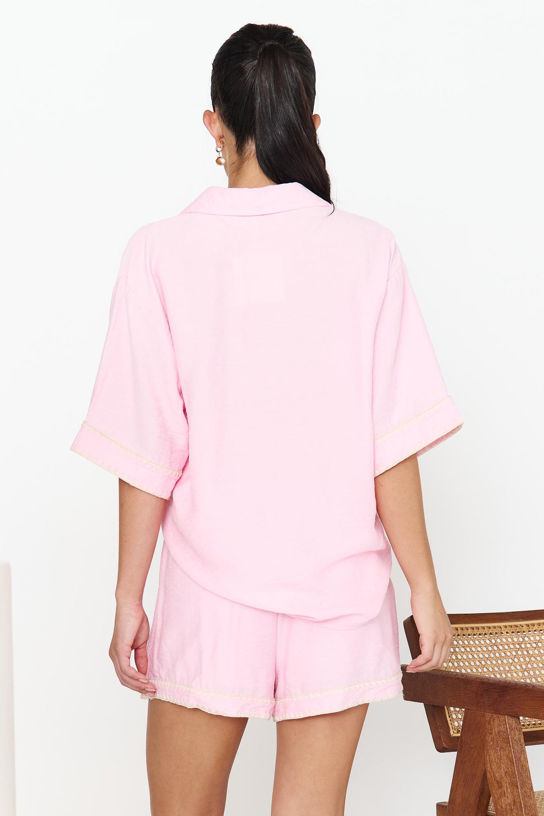 Maui Palm Skort - Baby Pink