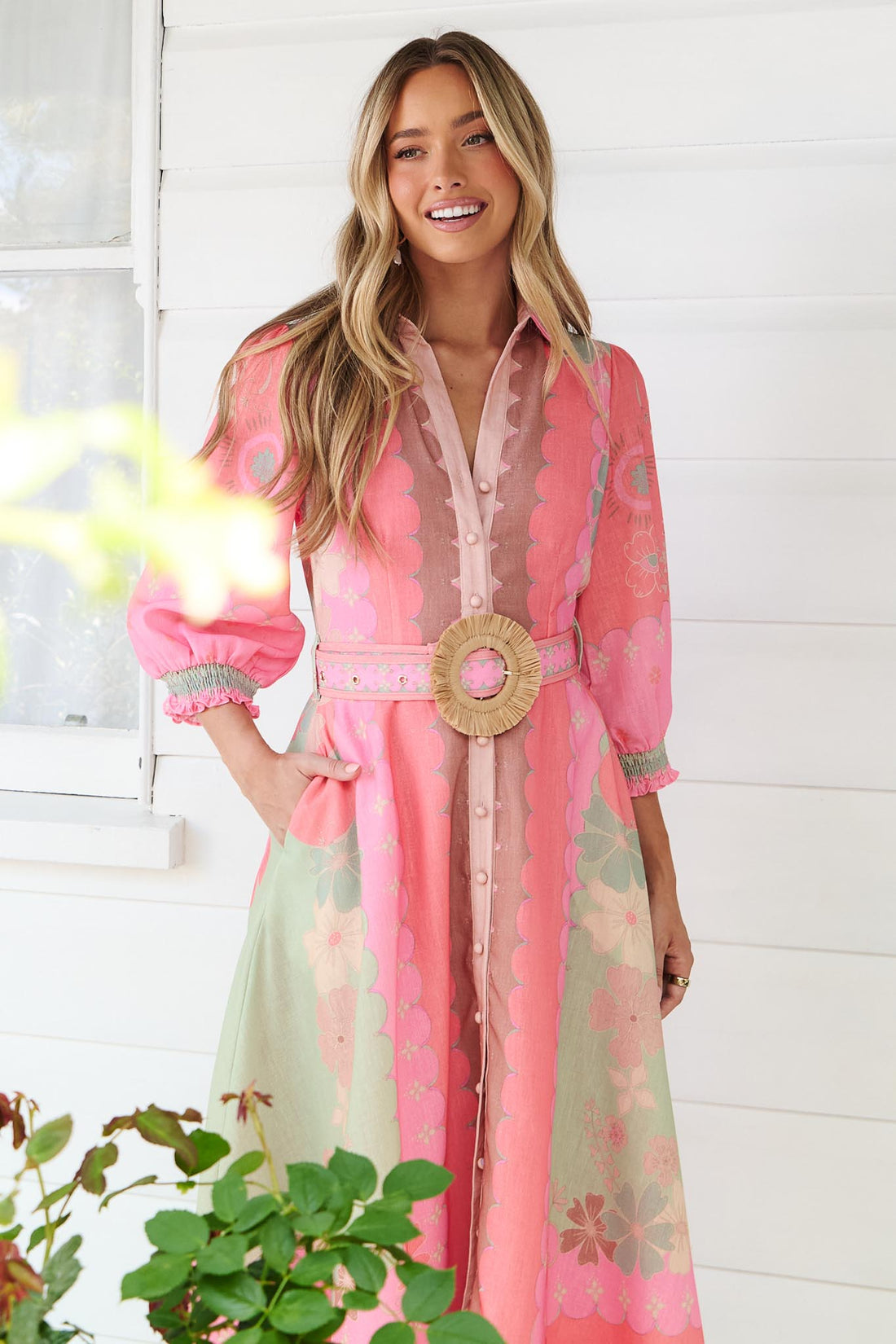 Maya Watermelon Maxi Dress