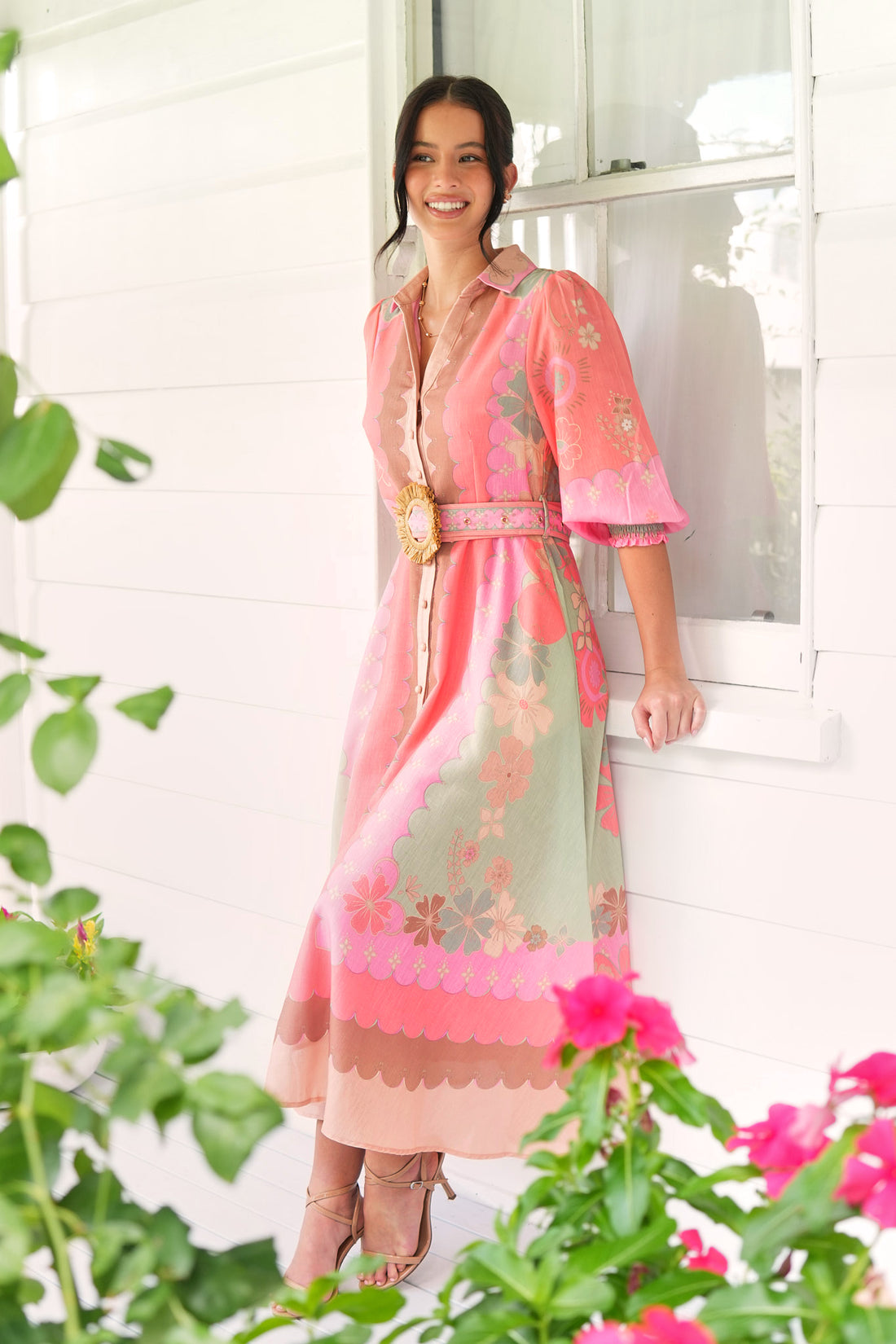 Maya Watermelon Maxi Dress