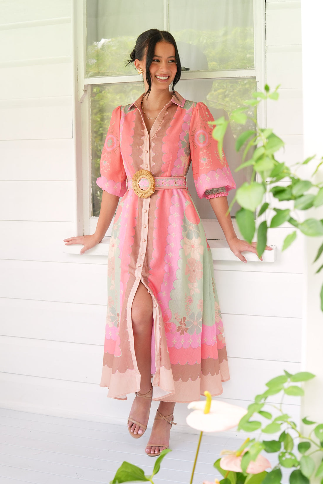 Maya Watermelon Maxi Dress