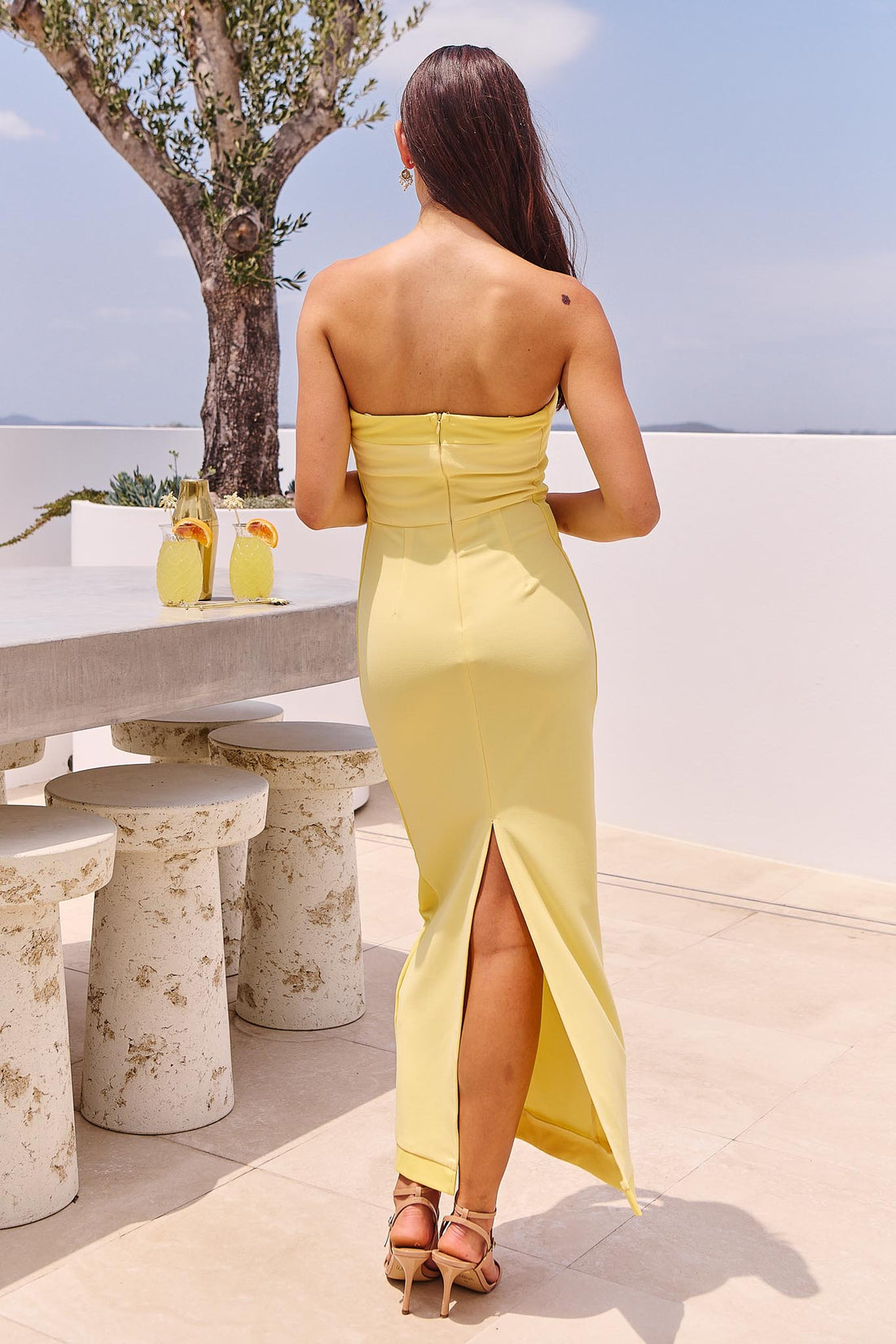 Meg Dress - Yellow
