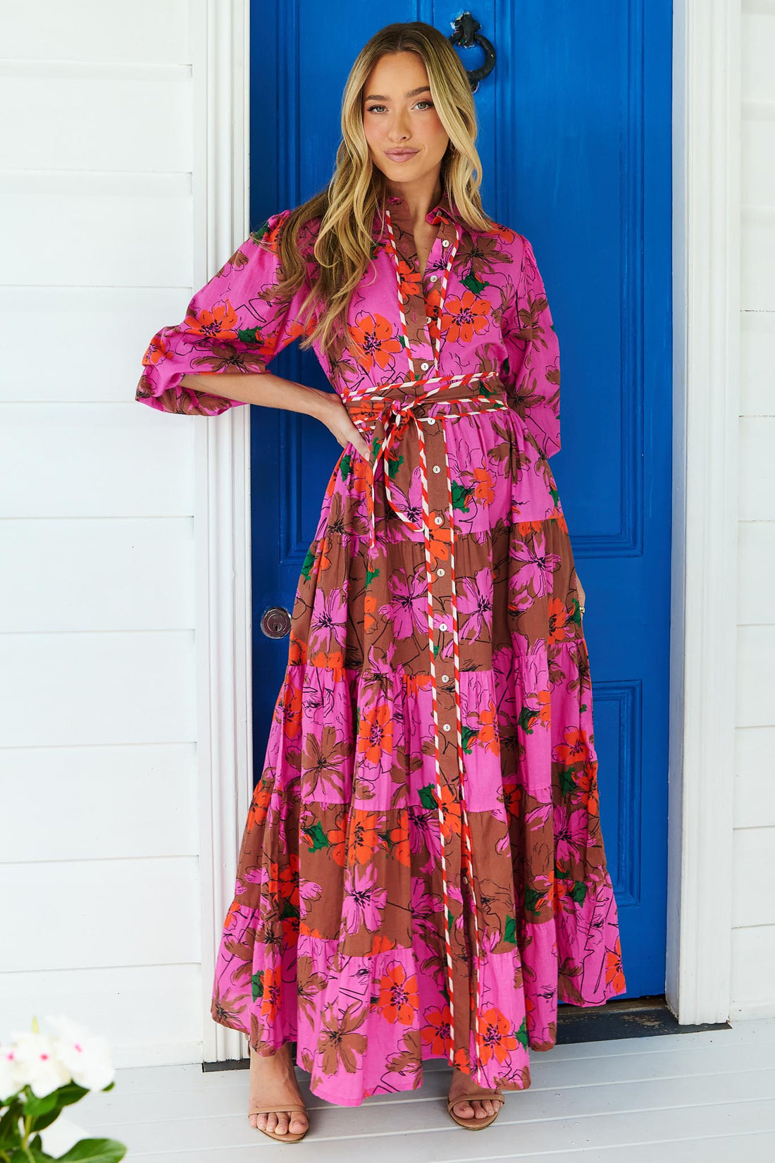 Nicky Maxi Dress - Cherrywood - SALE