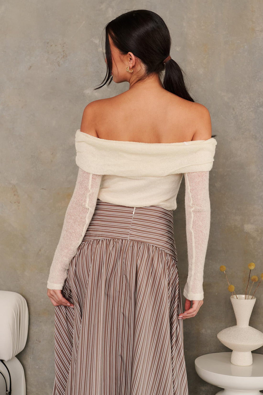 Nomad Top - Cream by MON RENN