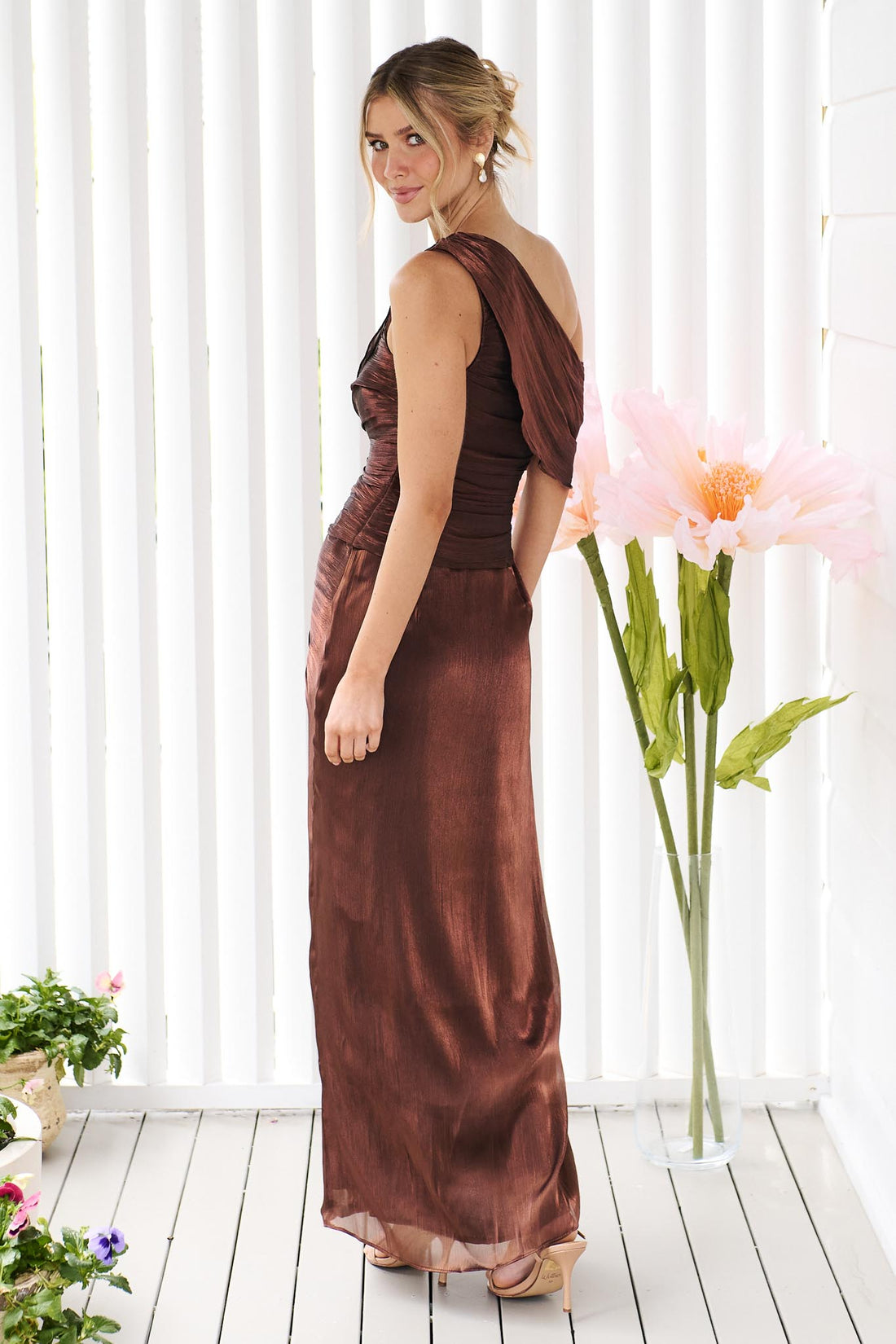 Opera Maxi Dress - Bronze