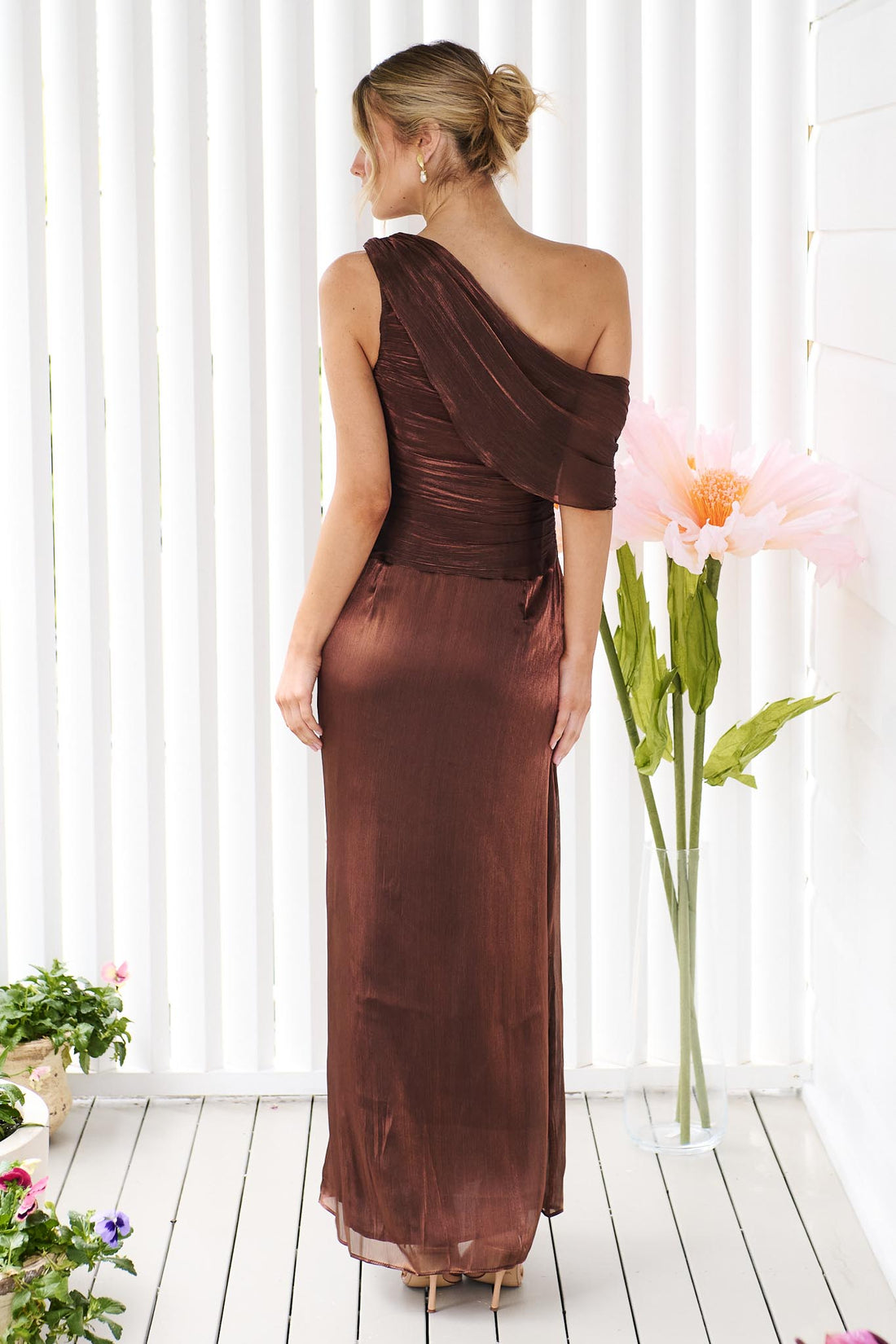 Opera Maxi Dress - Bronze