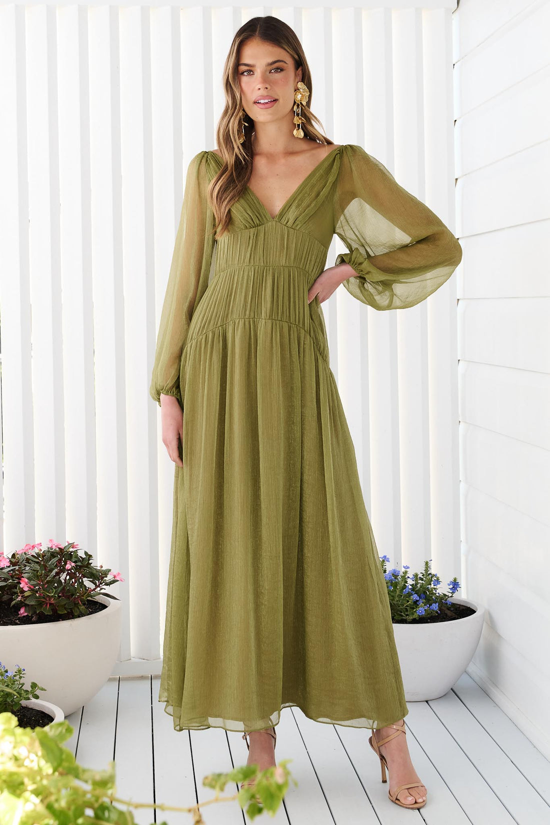 Ophelia Midi Dress - SALE minnie + MAXXIE Ophelia Midi Dress - SALE minnie + MAXXIE