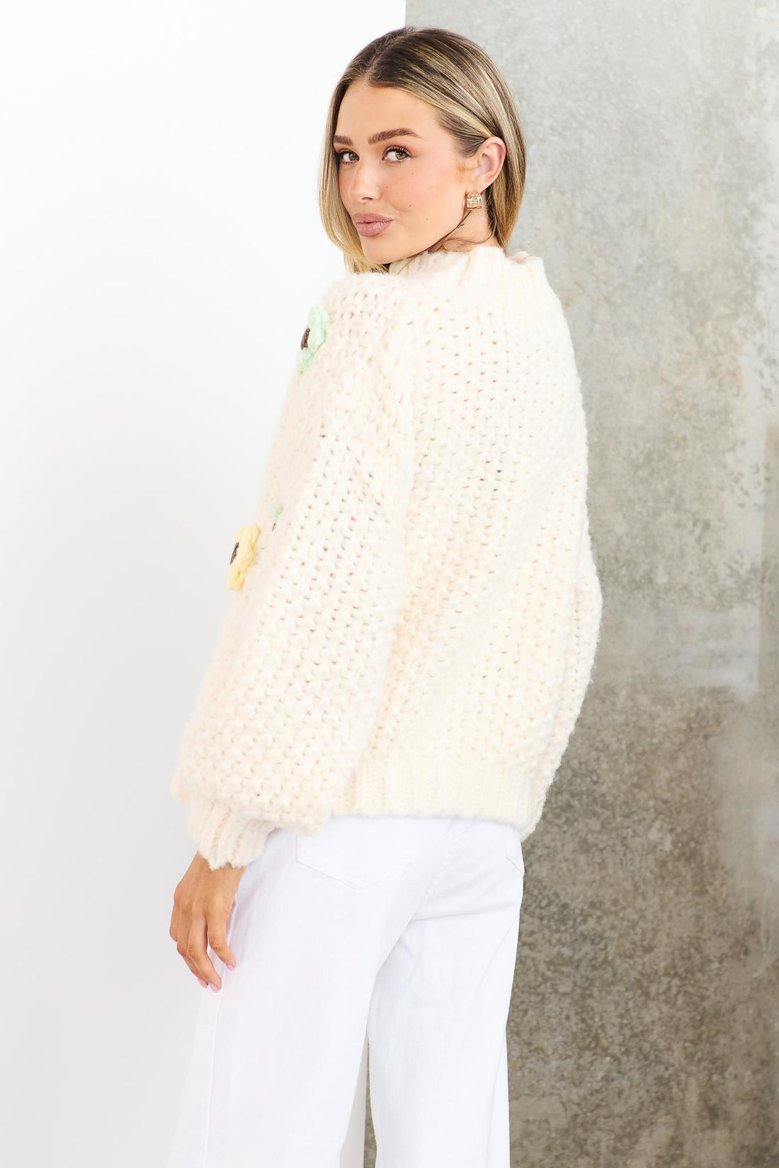 Paige Applique Knit
