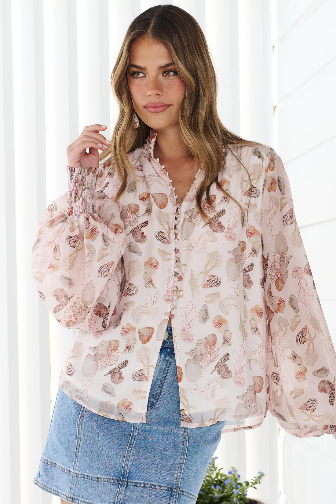 Paige Shirt - Coastal Pink - SALE
