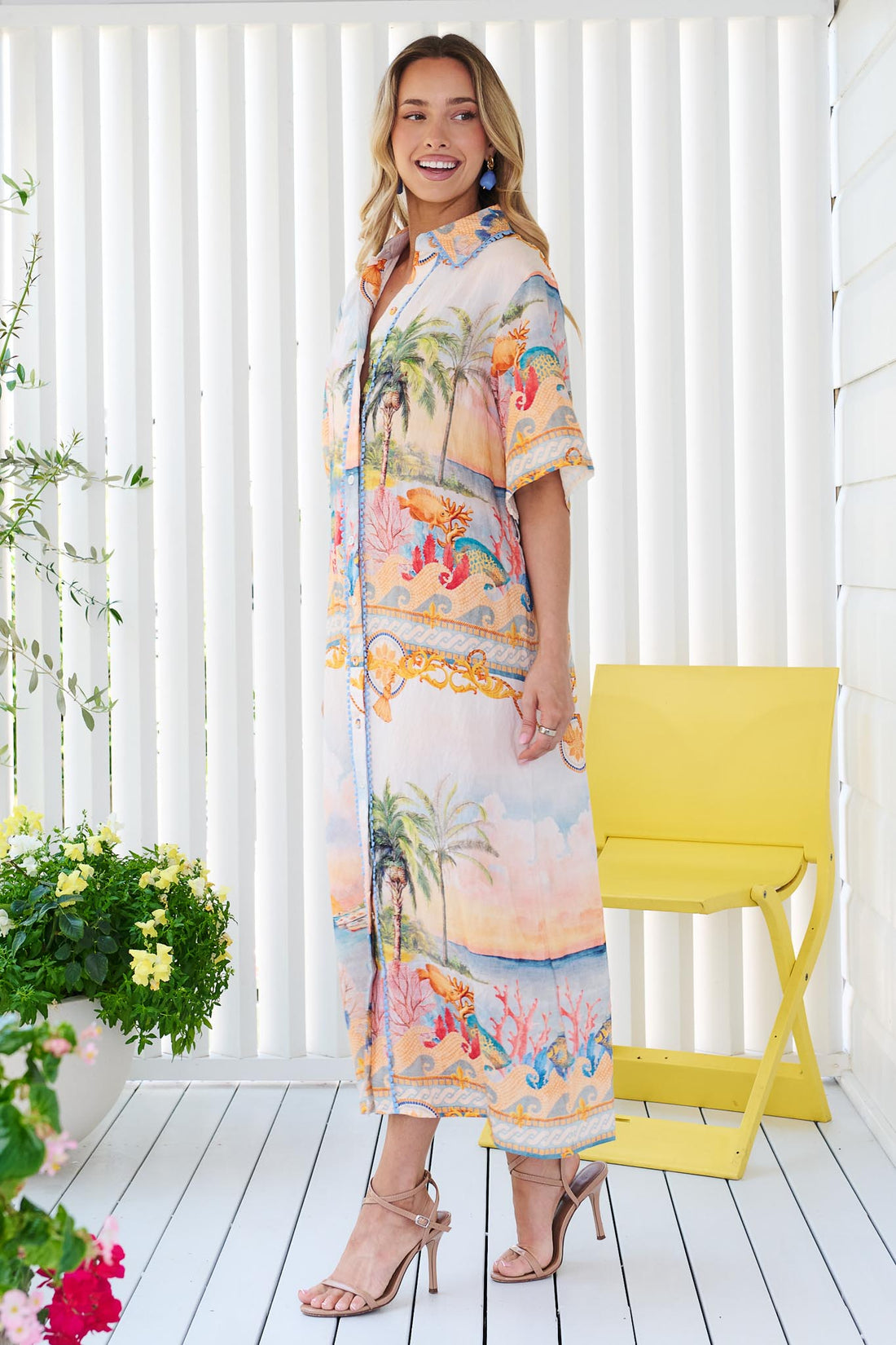 Paradise Shirt Dress