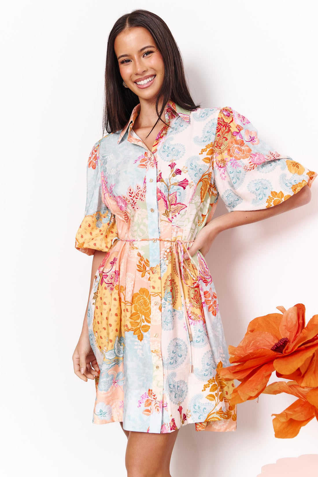 Pippa Dress - Paisley Floral