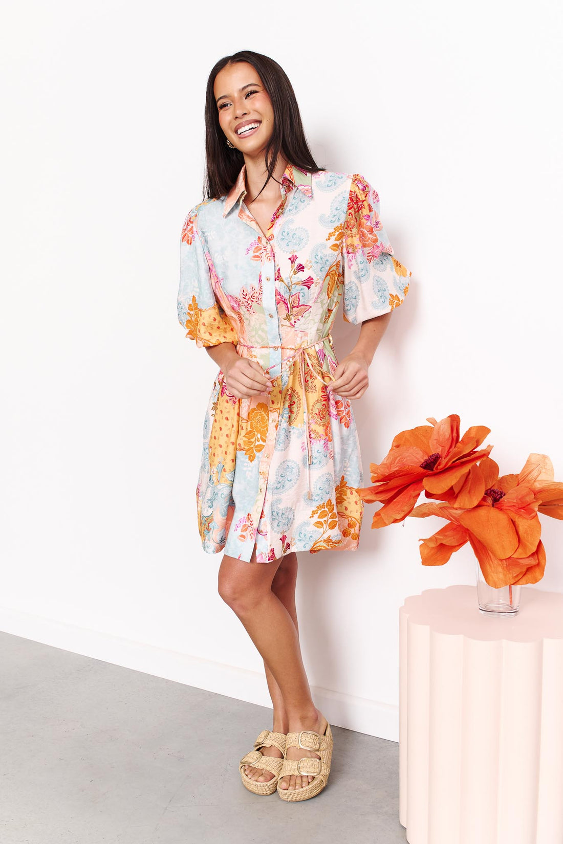 Pippa Dress - Paisley Floral