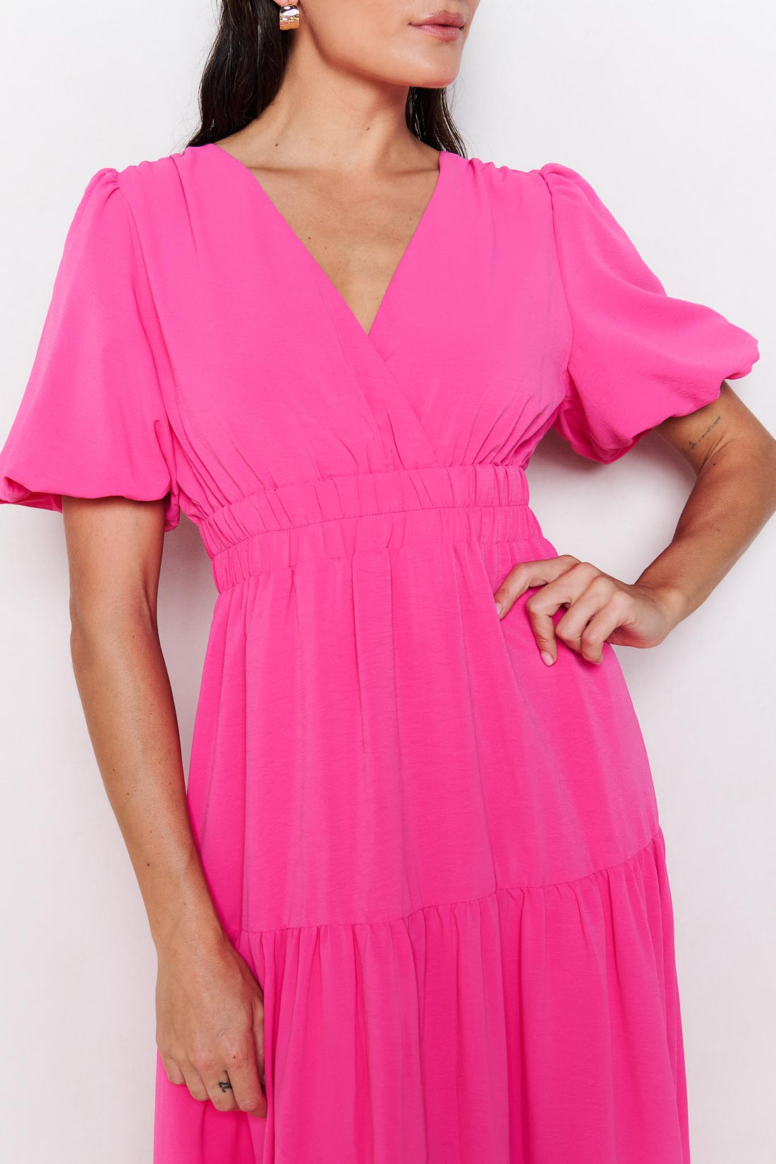 Pippa Midi Dress - Pink