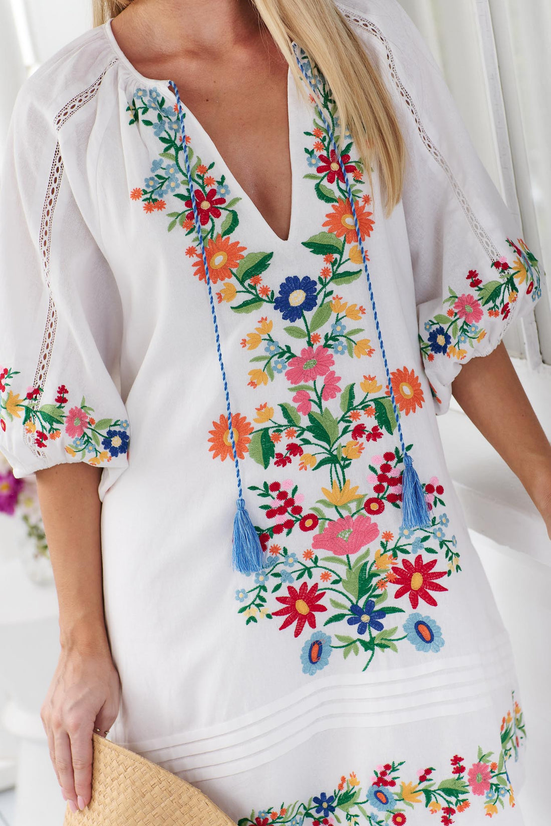 Posie Embroidered Dress