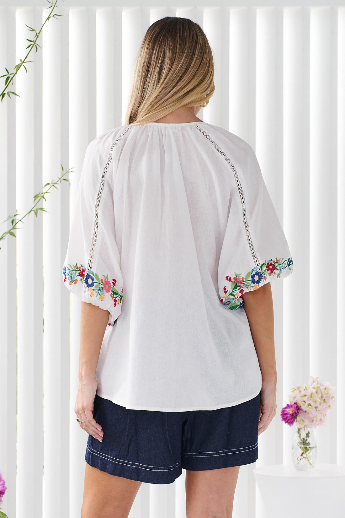 Posie Embroidered Top