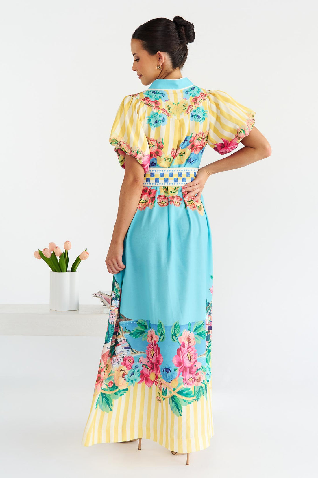 Positano Maxi Dress - Lemon - Exclusive