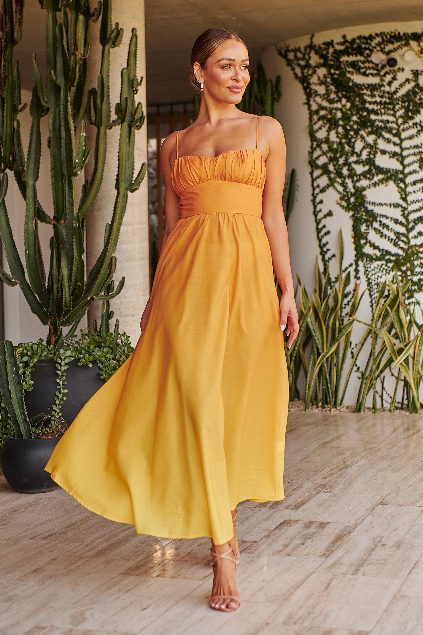 Orange hotsell ombre dress