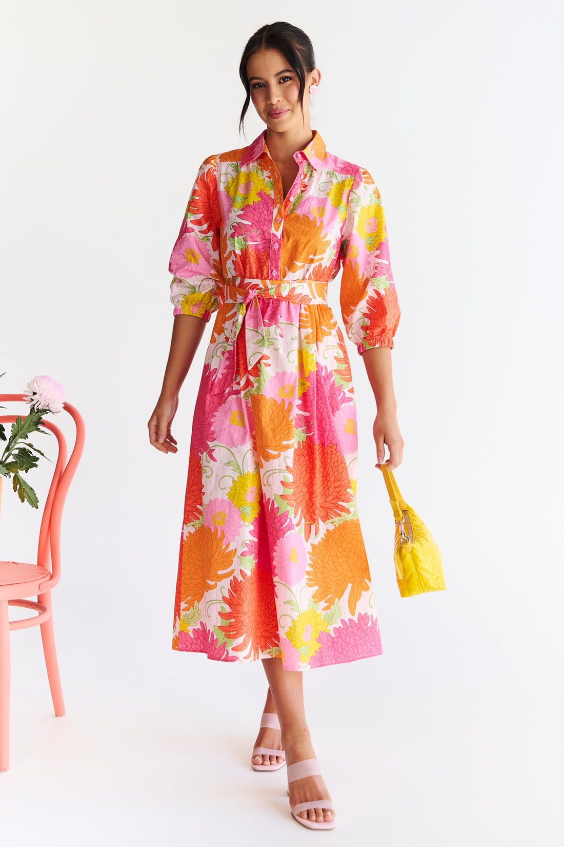 Remi Dress - Floral Bunches - Maude Vivante - FINAL SALE