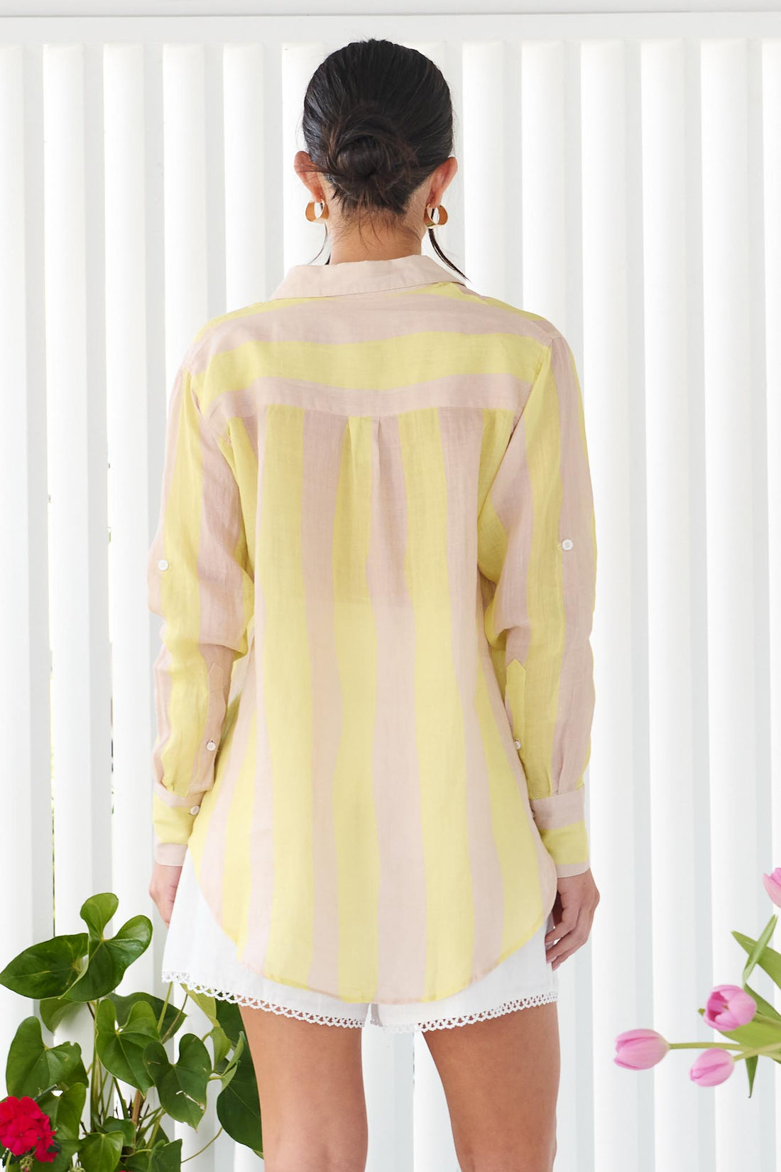 Ricci Linen Shirt - Cheesecake