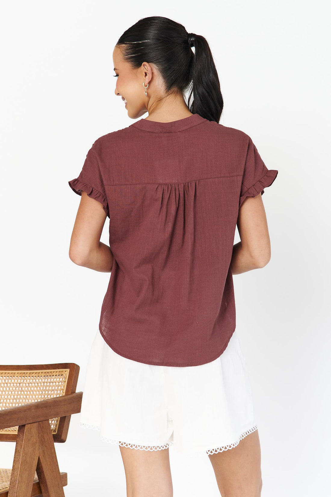 Rio Holiday Cotton Shirt - Brown