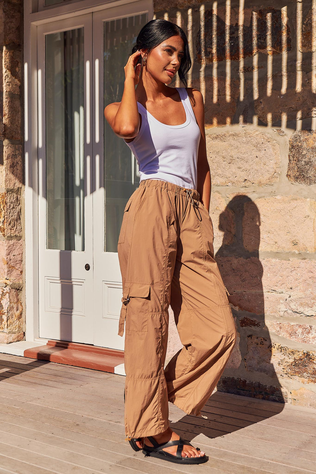 Ronnie Cargo Pant - Brown - FINAL SALE